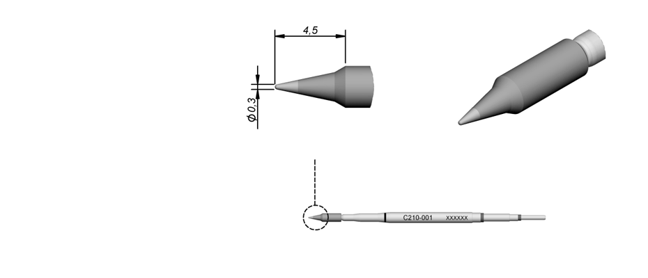 C210001 - Cartridge for T210 handpiece